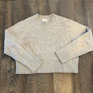 Brown Beige Universal Thread Long Sleeve Brown Sweater - women's extra large